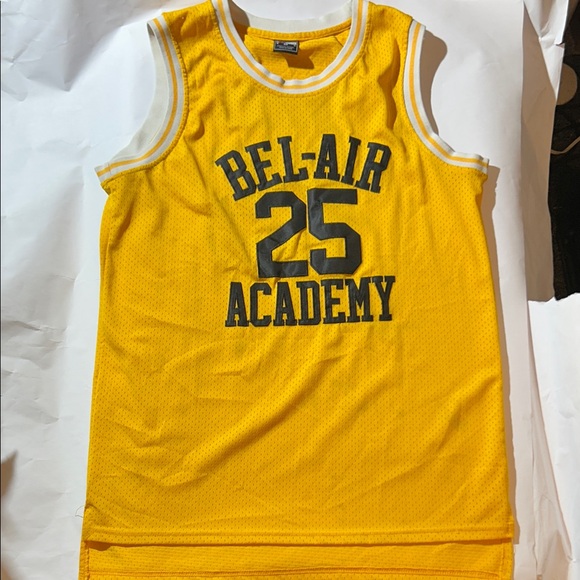 Molpe Other - Fresh Prince of Bel-Air - Carlton Banks #25 Yellow Bel-Air Academy Jersey